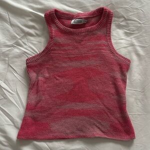Beginning Boutique Pink Knit Tank Top